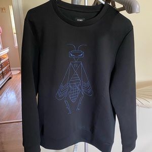 Authentic Men’s black Fendi sweatshirt medium